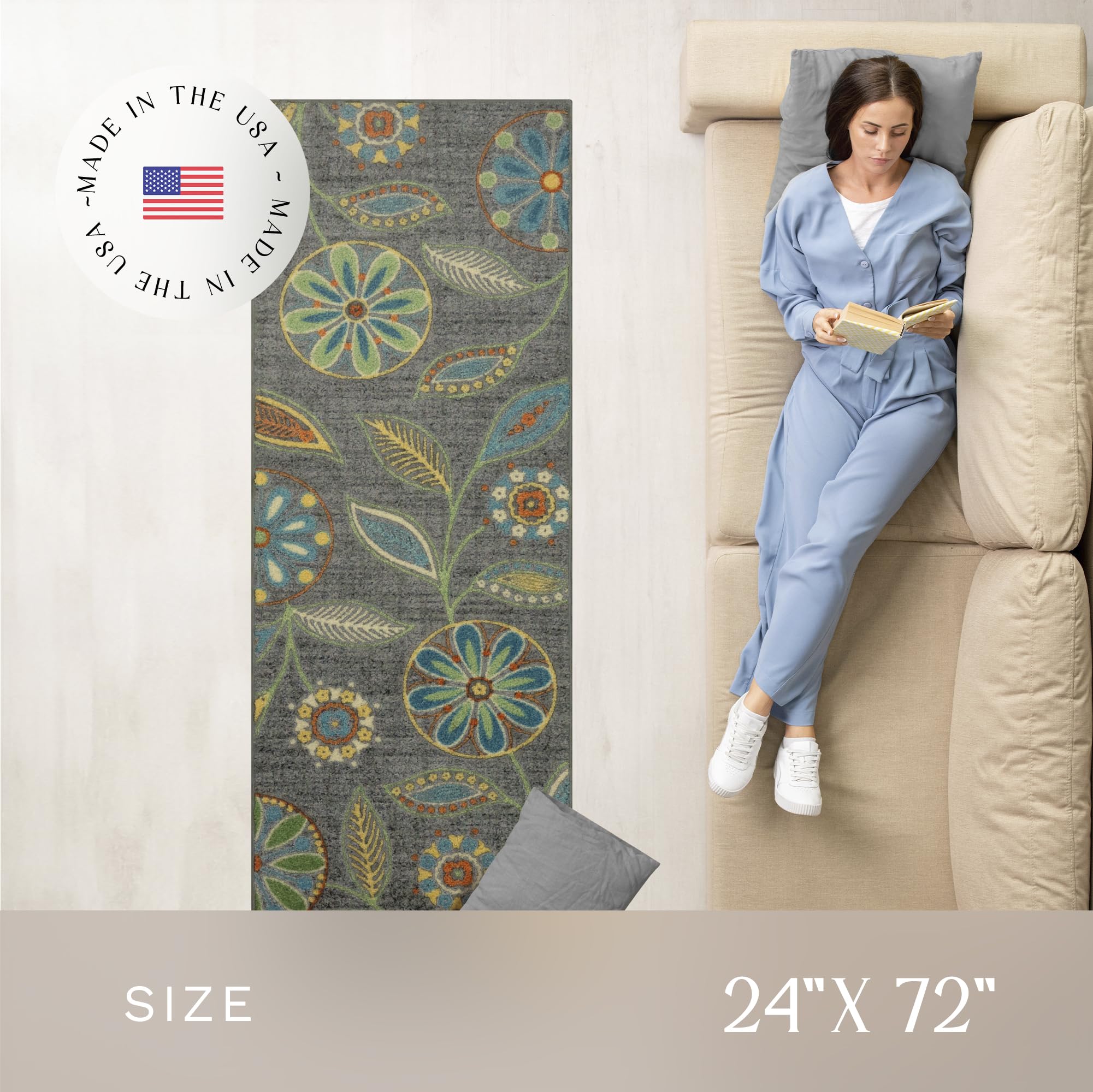 Maples Rugs Reggie dos latex antidérapant garantissant stabilité