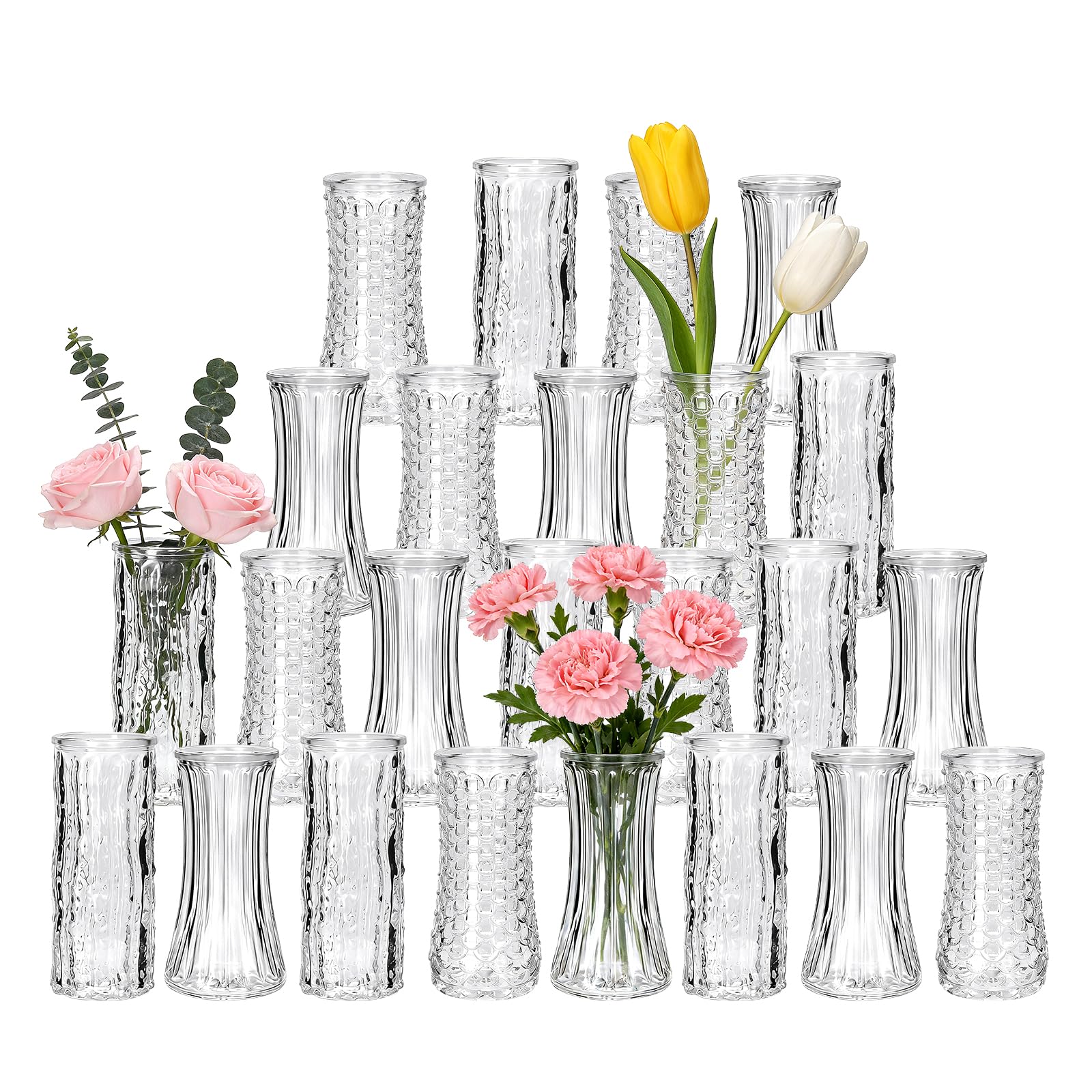 Mapoxy vue avant du coffret de 24 vases prêt à offrir, présentation soignée