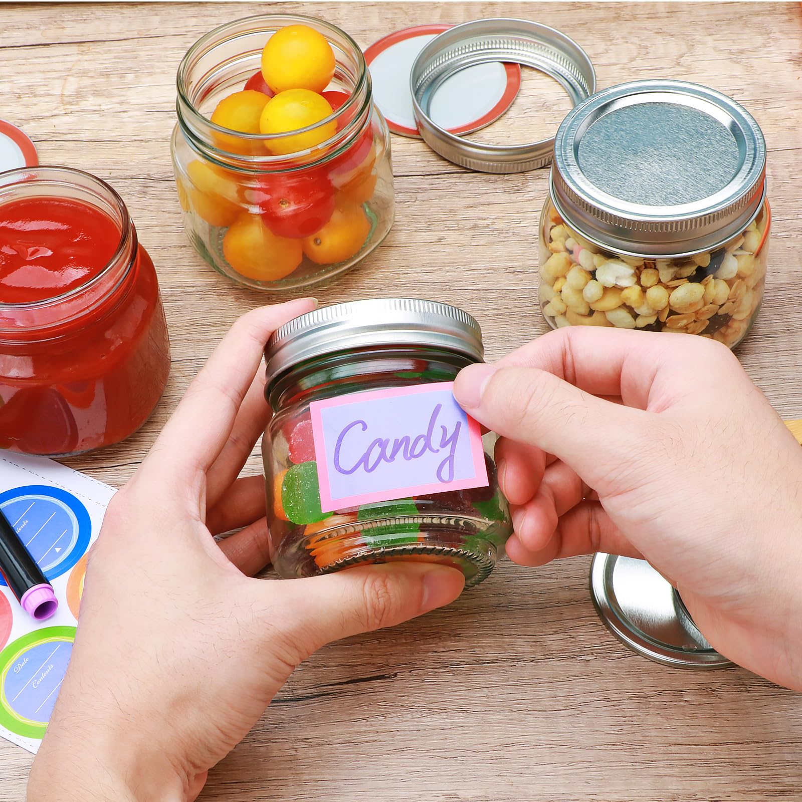Maredash bocal transformé en bougie artisanale idée cadeau décorative