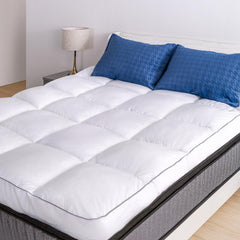 Marine Moon face avant du surmatelas avec housse pour confort instantané