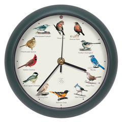 Mark Feldstein & Associates horloge face 8 pouces verte, style décoratif et compact