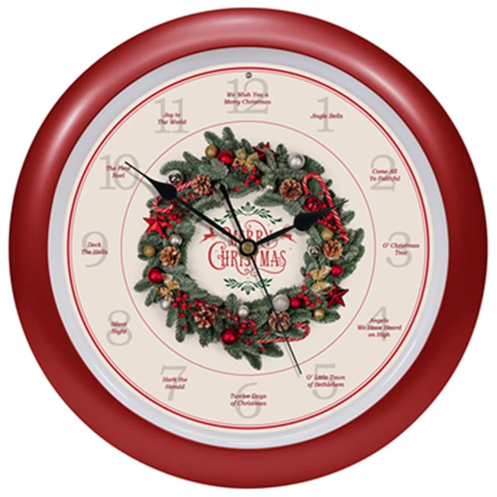 Mark Feldstein horloge couronne face rouge pour accent de Noël
