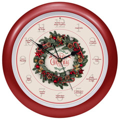 Mark Feldstein horloge couronne face rouge pour accent de Noël