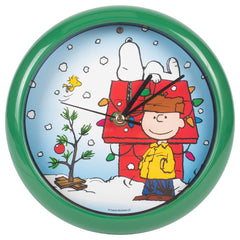 Mark Feldstein horloge face avant affichant Snoopy pour décoration festive