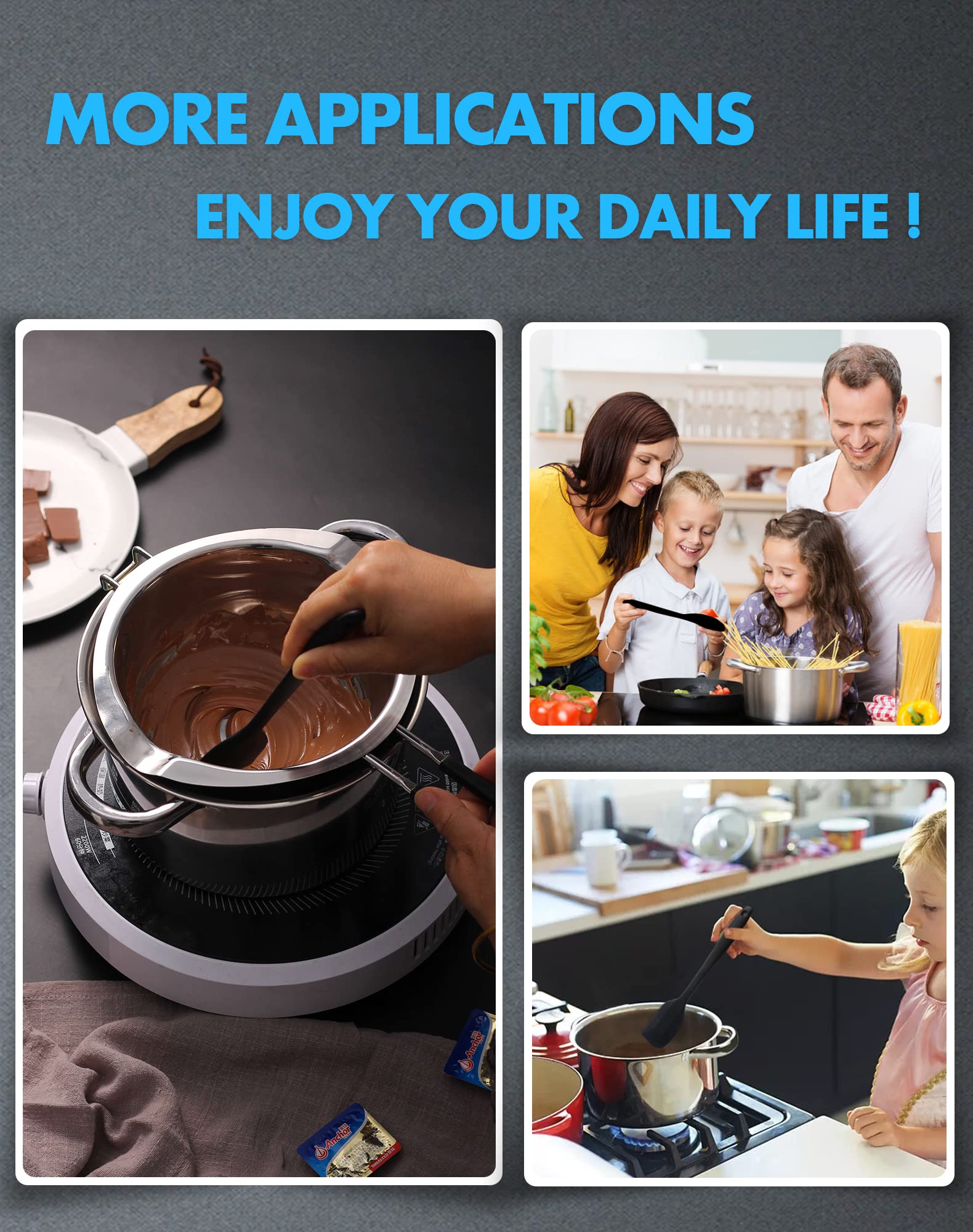 Marsheepy mise en situation cuisine pâtisserie montrant usage pour fondre chocolat