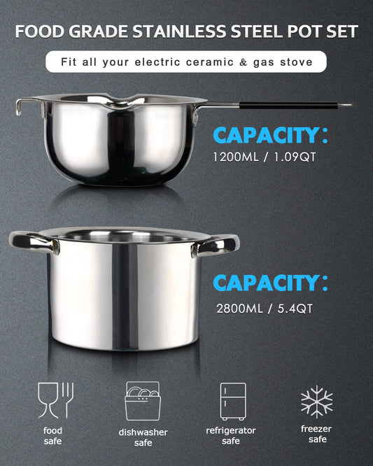 Marsheepy pot intérieur 1200 ml gros plan montrant bord lisse et capacité pratique