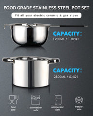 Marsheepy pot intérieur 1200 ml gros plan montrant bord lisse et capacité pratique