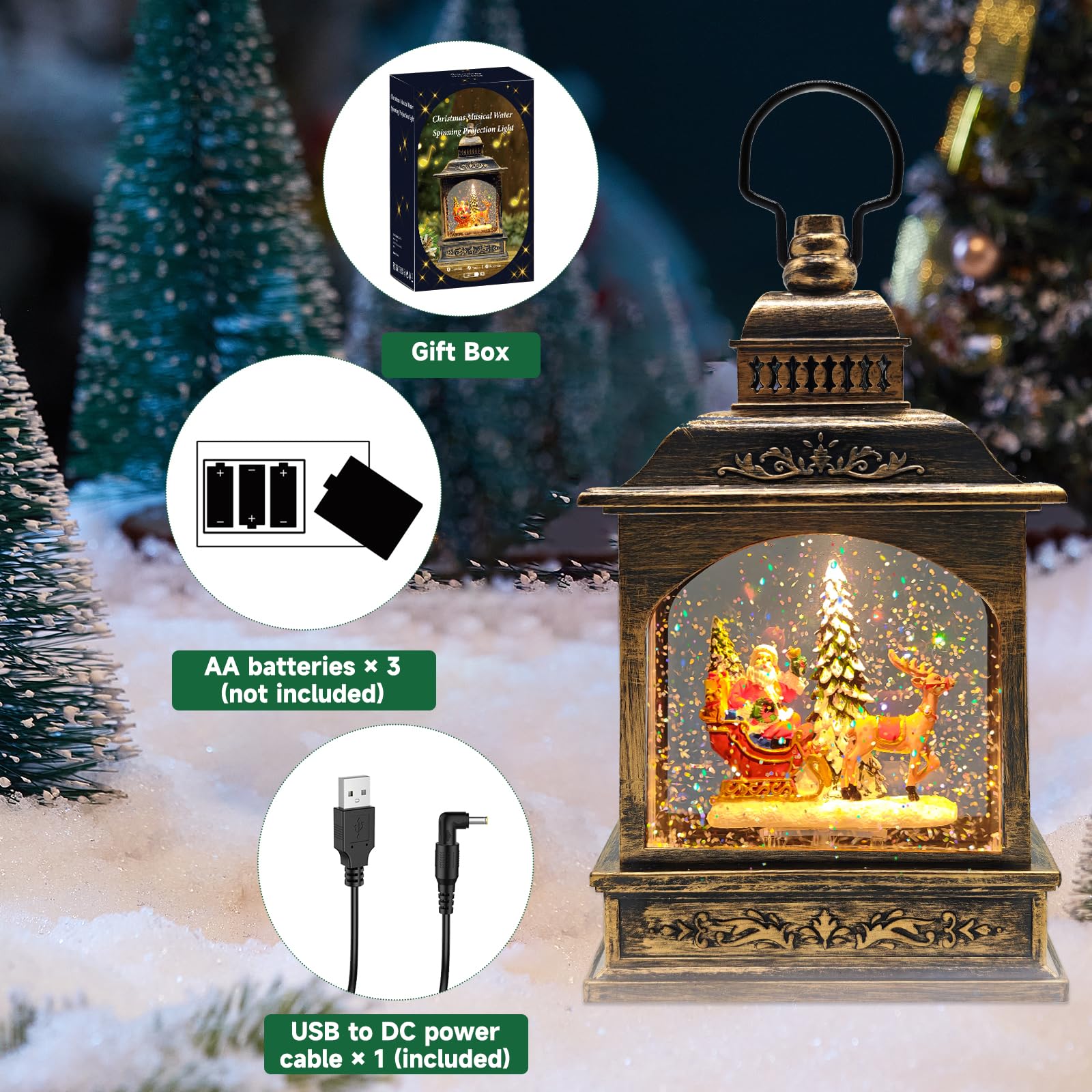 Marsyu éclairage LED doux illuminant la scène pour ambiance cosy