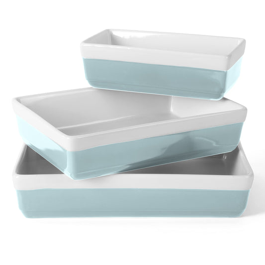 Martha Stewart plat vue avant dusty blue, bel effet de table