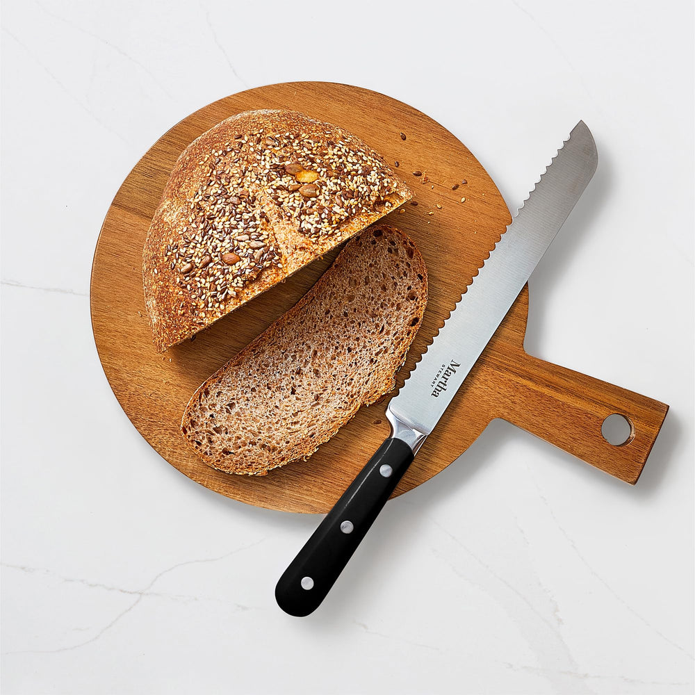 Martha Stewart comparaison taille des couteaux montrant échelle et proportion pratique