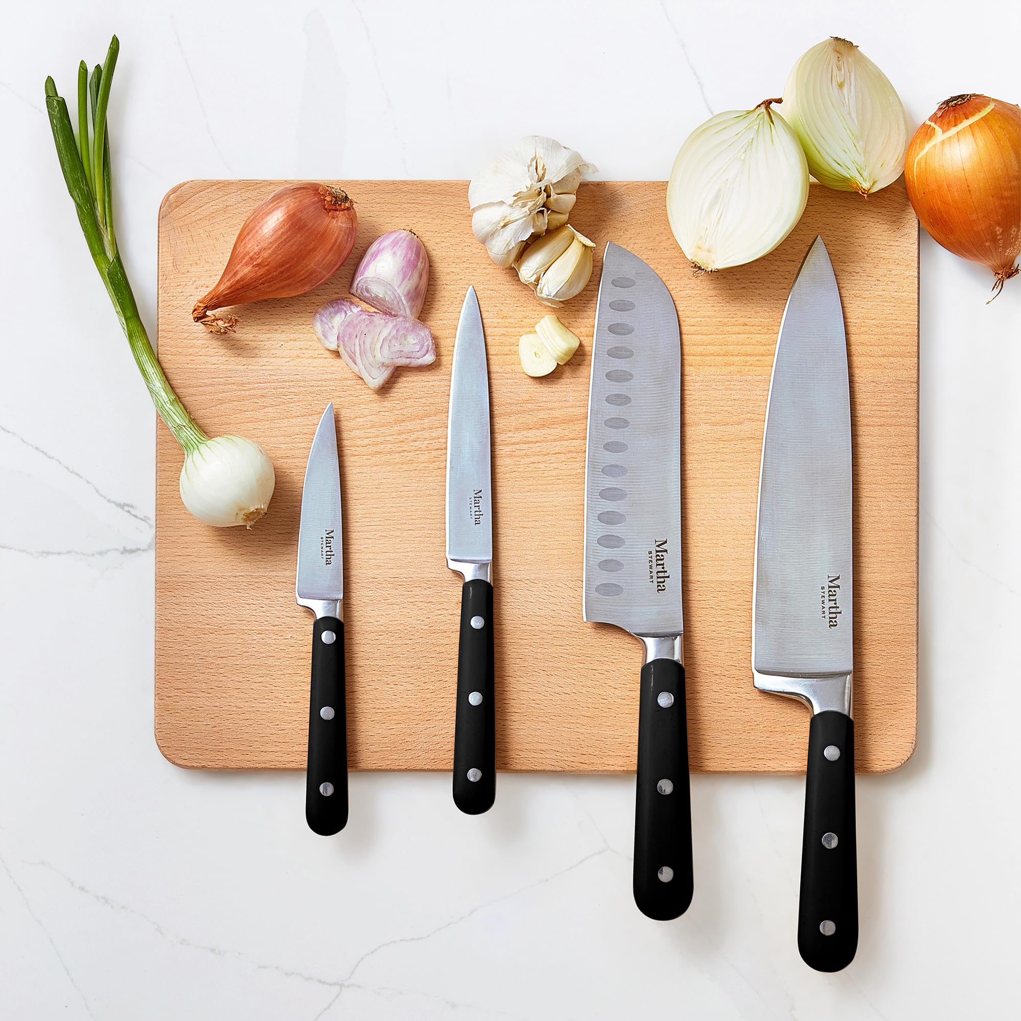 Martha Stewart vue de l'ensemble complet 14 pièces pour préparation culinaire polyvalente