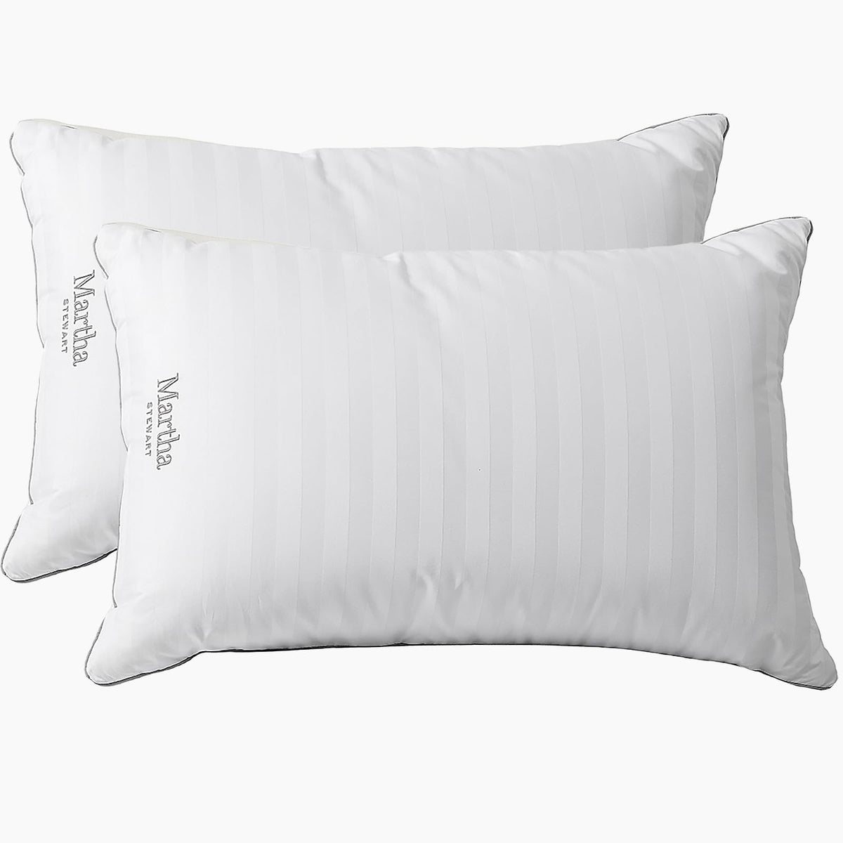 Martha Stewart oreiller face avant emballé luxe et confort visible