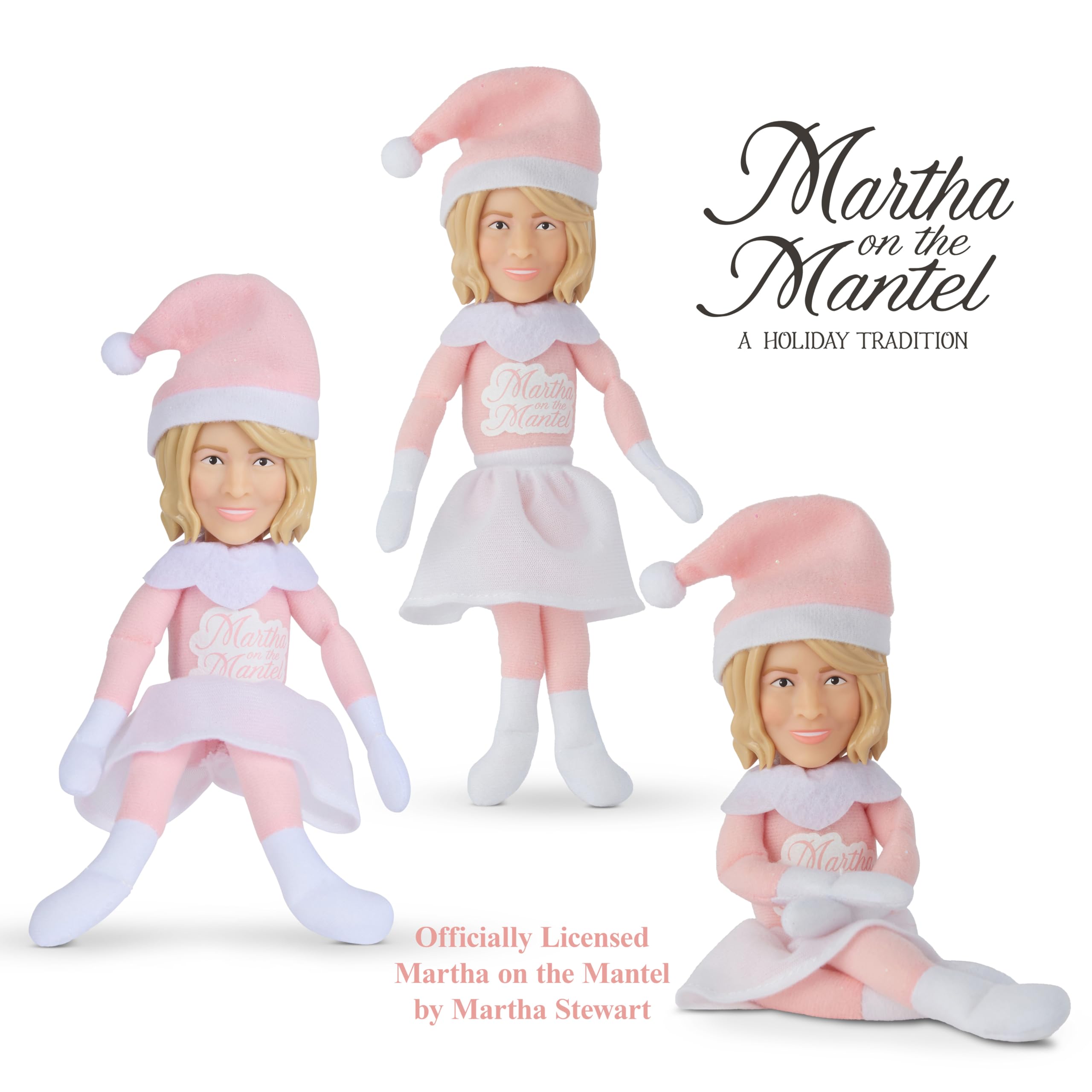 Martha Stewart figurine vue de profil avec détails de couture pour qualité visible