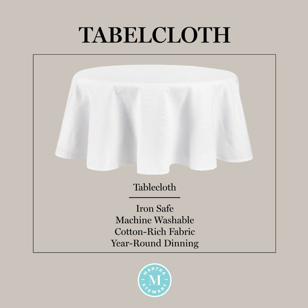 Martha Stewart présentation taille 70 pouces, montre l'échelle sur table ronde