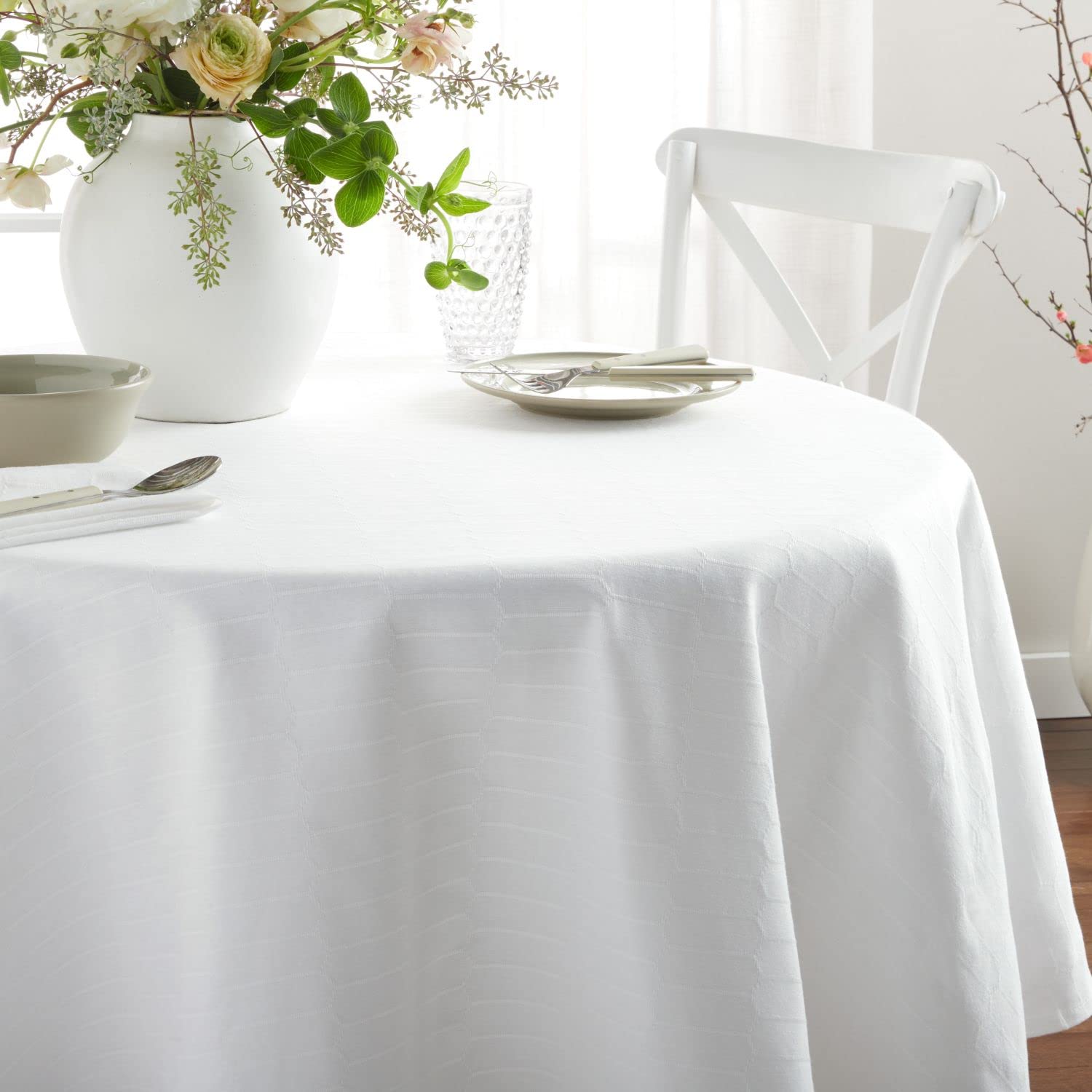 Martha Stewart gros plan motif honeycomb, texture visible et raffinée