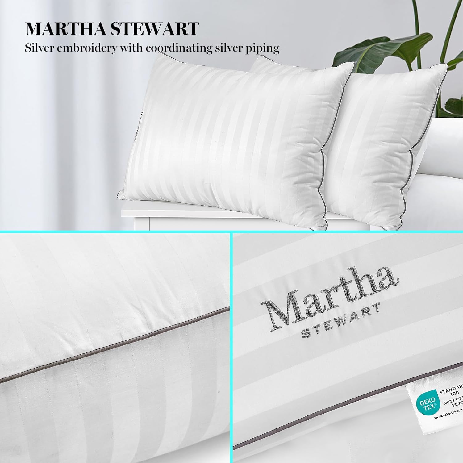 Martha Stewart étiquette Oeko-Tex preuve de sécurité textile