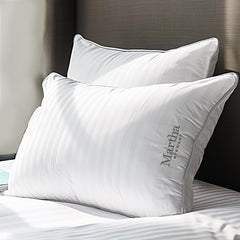 Martha Stewart oreiller face avant montrant design hôtelier et confort