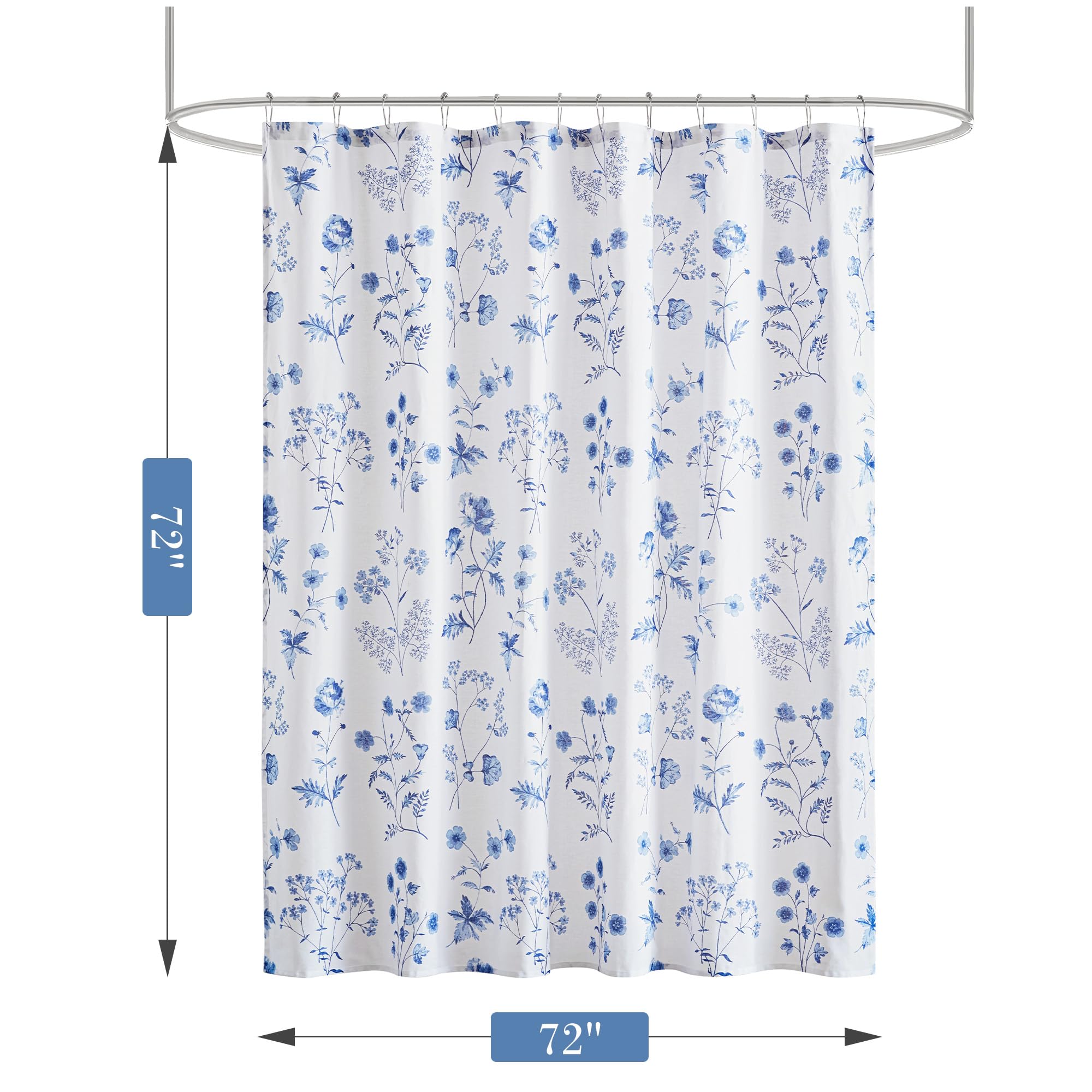 Martha Stewart comparaison taille montrant dimensions 72 par 72 pouces