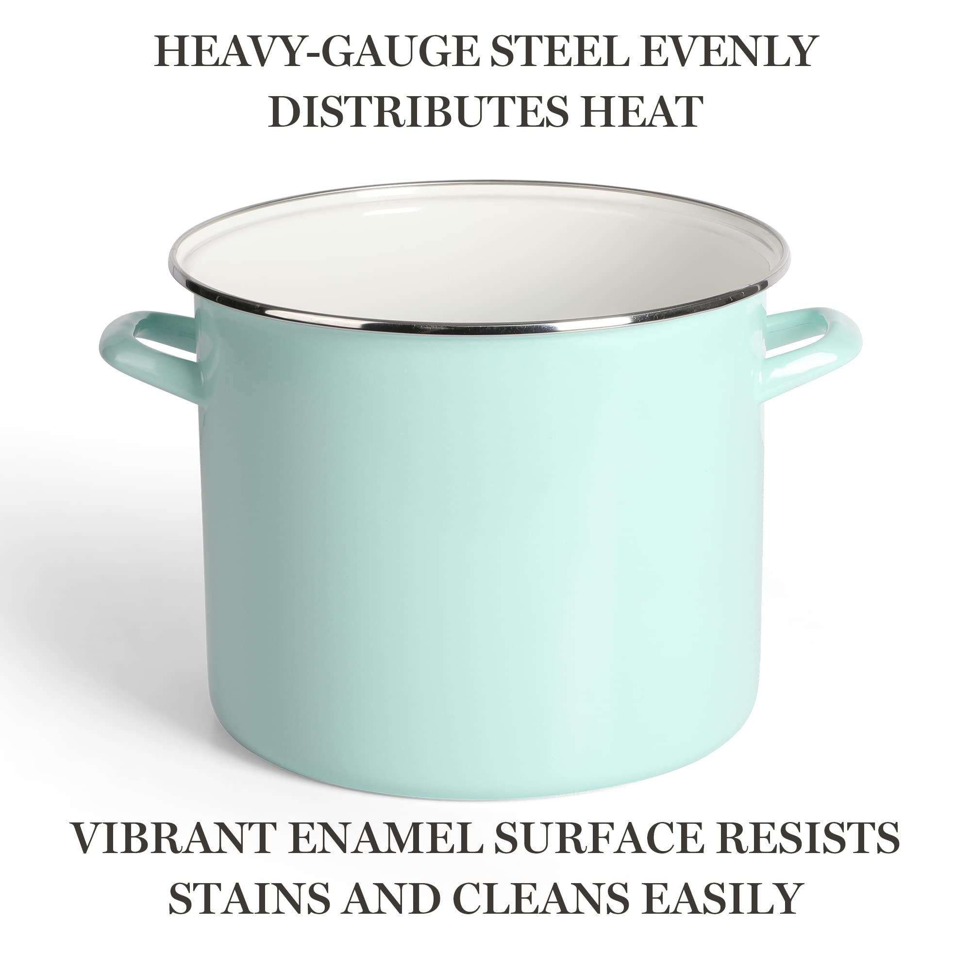 Martha Stewart Thayer marmite avec couvercle en verre permettant surveillance de la cuisson