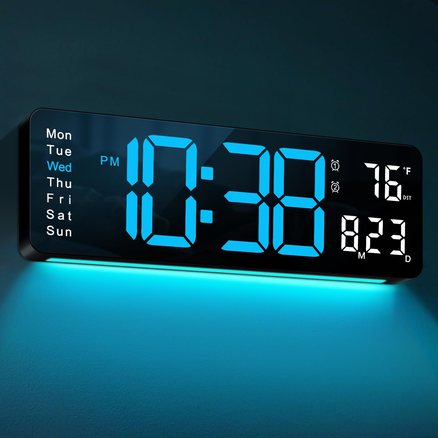 MASHI horloge dans chambre créant éclairage chaleureux et calme