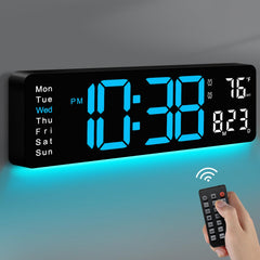 MASHI horloge murale face avant affichage clair pour lecture rapide