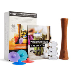 Masontops ensemble complet face montrant composants et rangement pratique