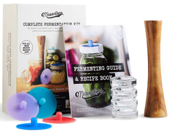 Masontops vue d'ensemble du kit montrant tous les accessoires utiles