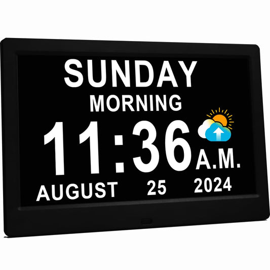 MASSII horloge face écran HD lisible de loin bénéfice meilleure visibilité