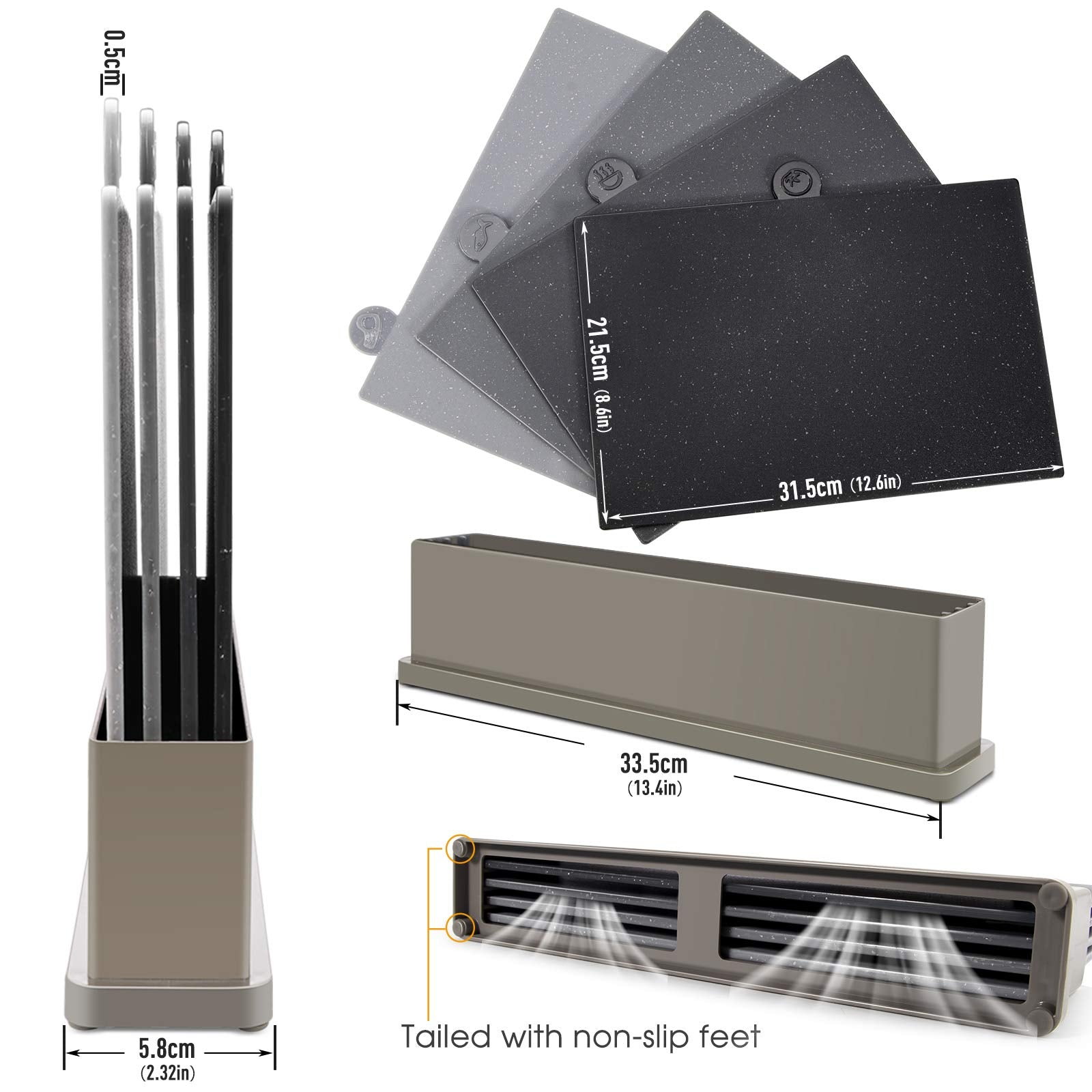 Masthome support vertical tenant quatre planches, séchage rapide