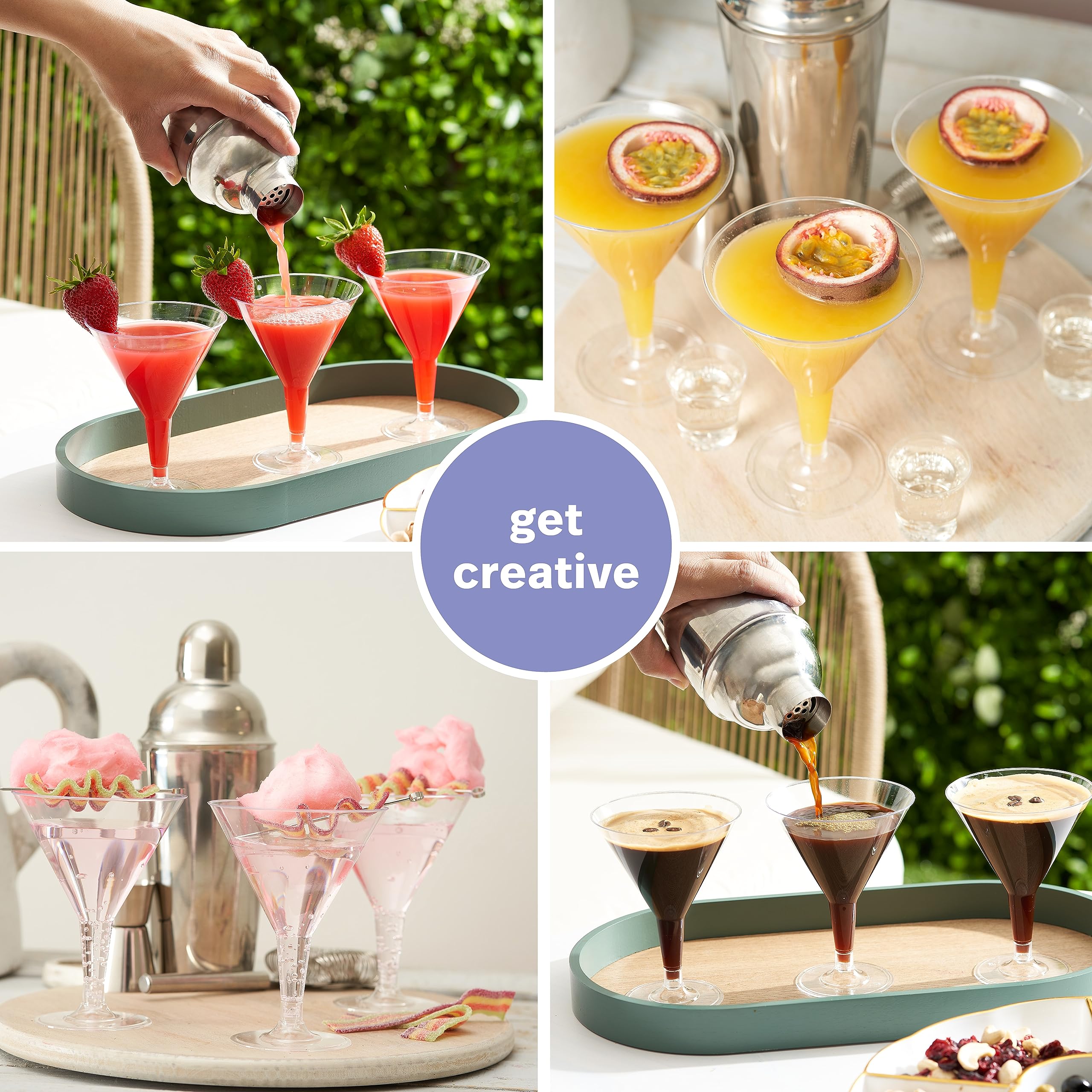 MATANA verre utilisé pour dessert apportant présentation raffinée