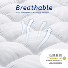 MATBEBY surmatelas en usage sur lit Twin pour confort immédiat