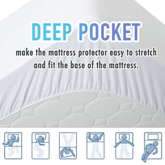MATBEBY surmatelas posé sur un lit simple en situation, confort accru
