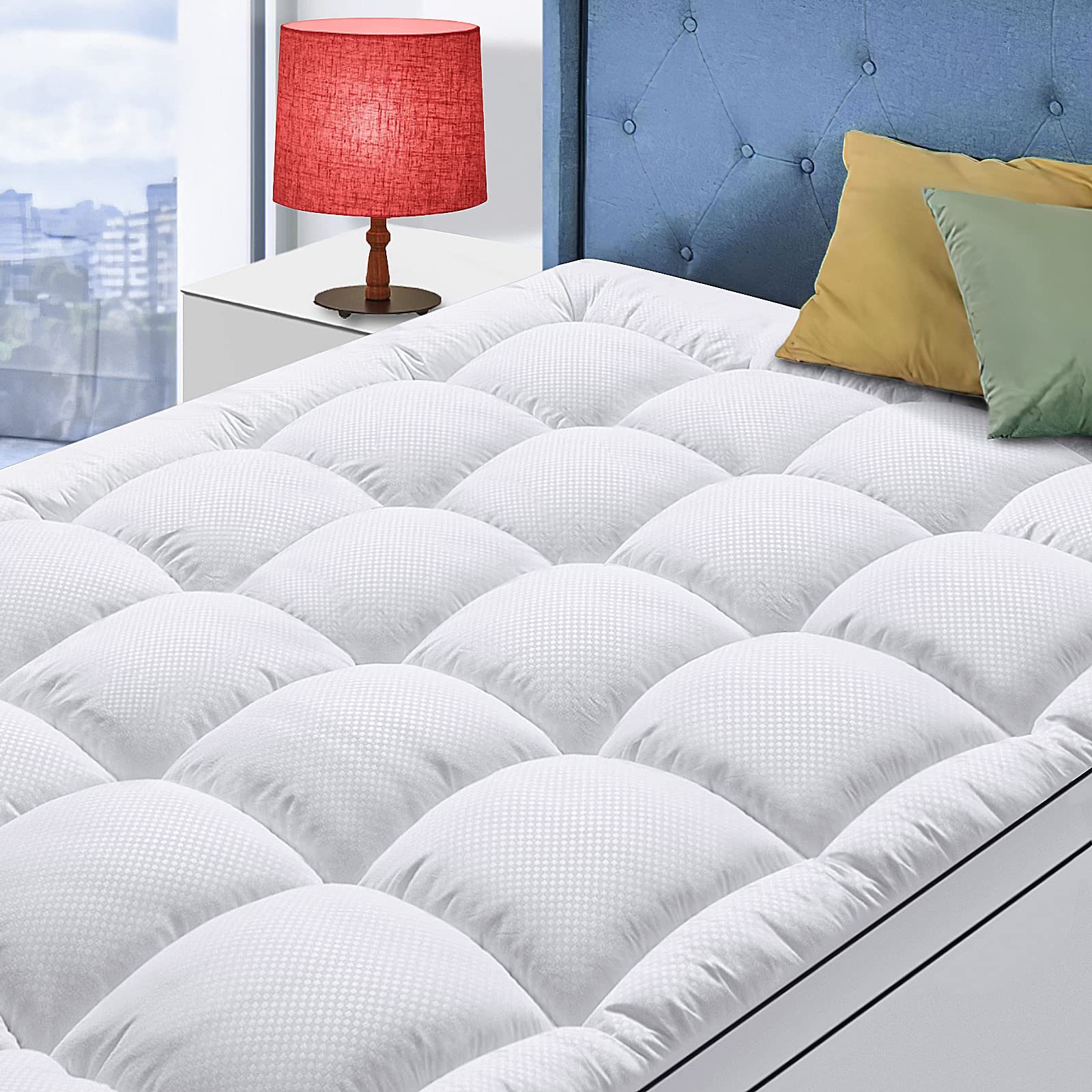 MATBEBY surmatelas Twin XL face avant montrant la surface moelleuse