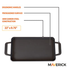 MAVERICK poignées intégrées ergonomiques assurant prise sûre et manutention facile