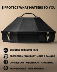 Mavericrest coffret ouvert avec chapeau western maintien sécurisé