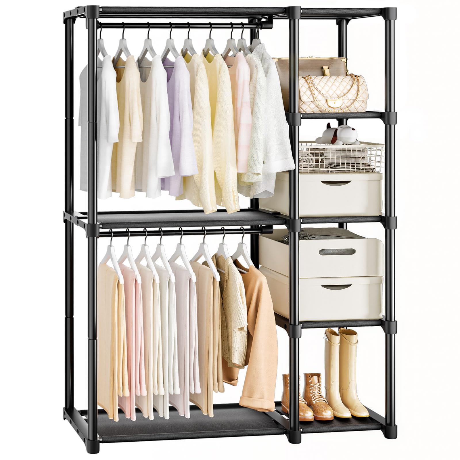 Mavivegue armoire vue frontale montrant rangement complet