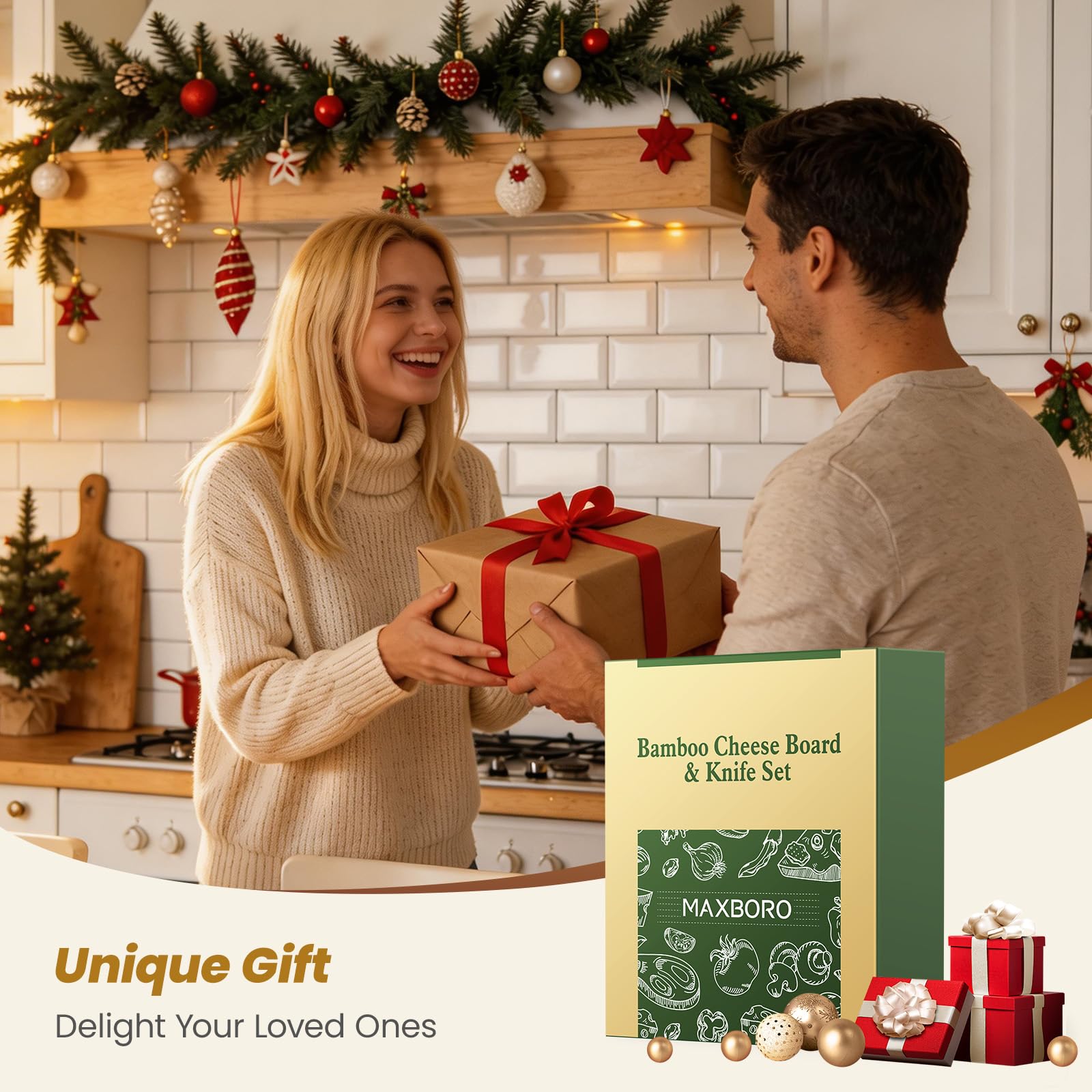 Maxboro coffret cadeau prêt à offrir pour réception et maison