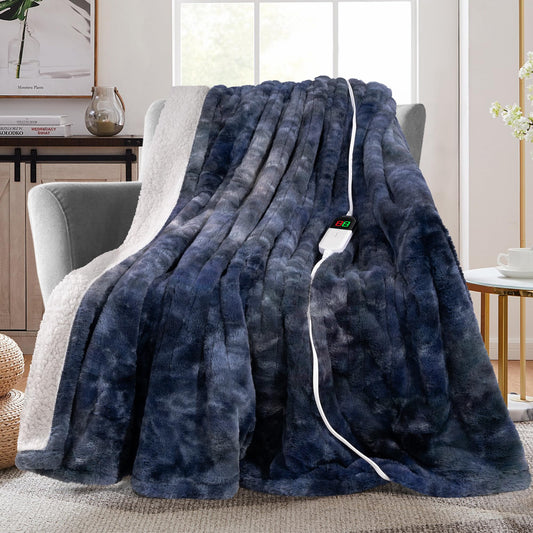 MAXEVE plaid chauffant vu de face apportant chaleur et confort