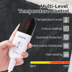 MAXEVE personne utilisant la poche pour pieds offrant confort et chaleur aux extrémités