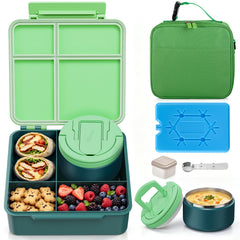MAXSO boîte bento face avant montrant fermeture étanche et design enfant