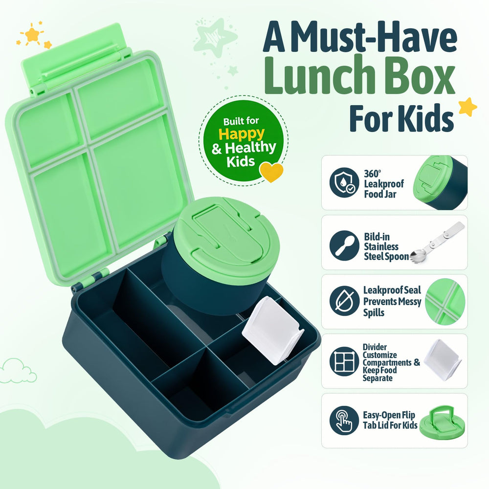 MAXSO boîte ouverte révélant 4 compartiments pour repas séparés