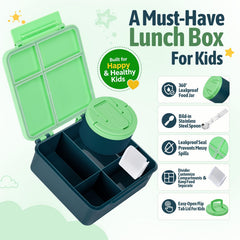 MAXSO boîte ouverte révélant 4 compartiments pour repas séparés