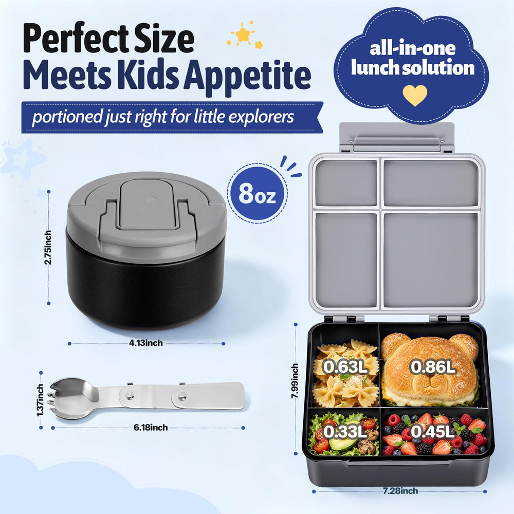 MAXSO spork intégré au thermos, praticité pour manger en déplacement