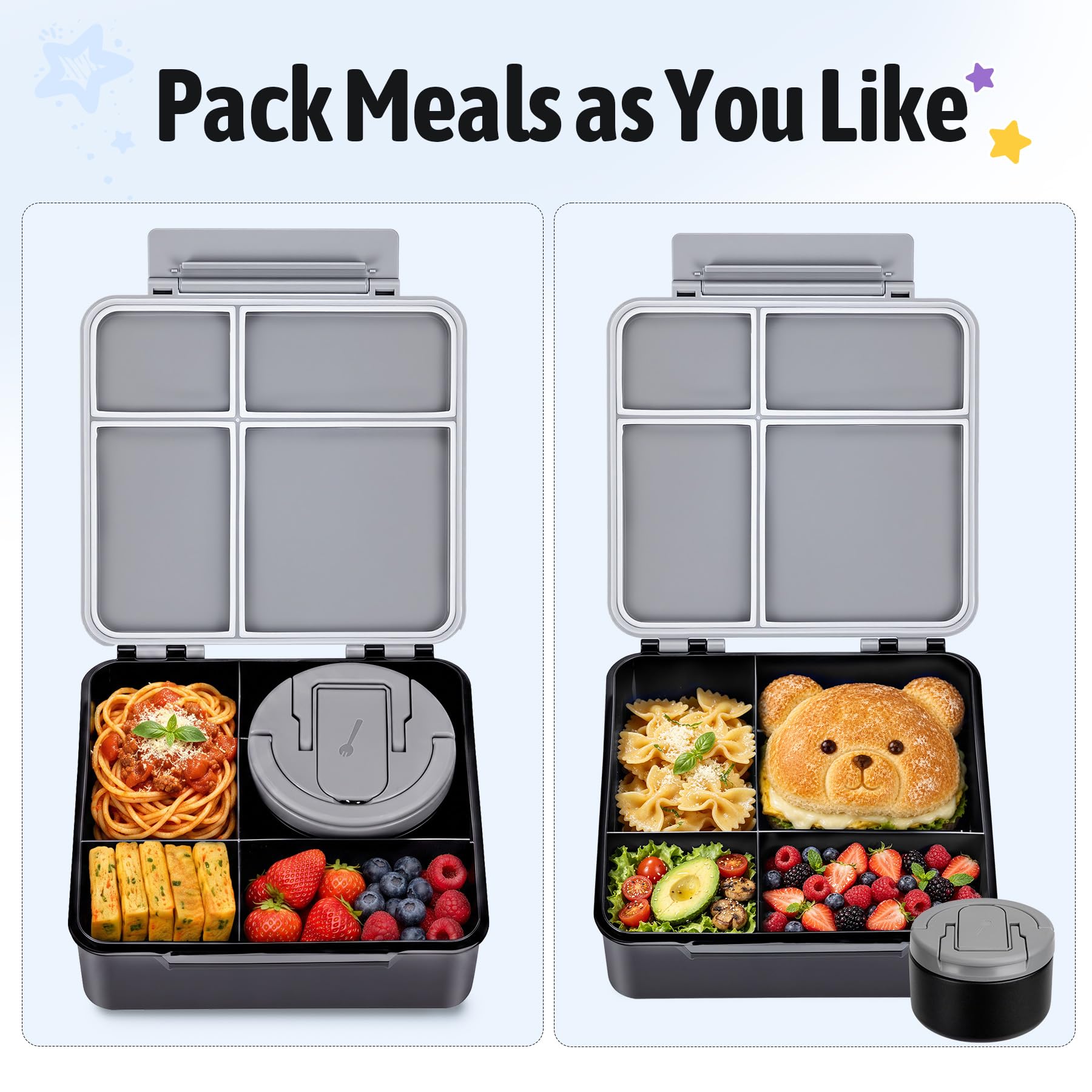 MAXSO lunch box utilisée à la nursery, transport sûr et pratique