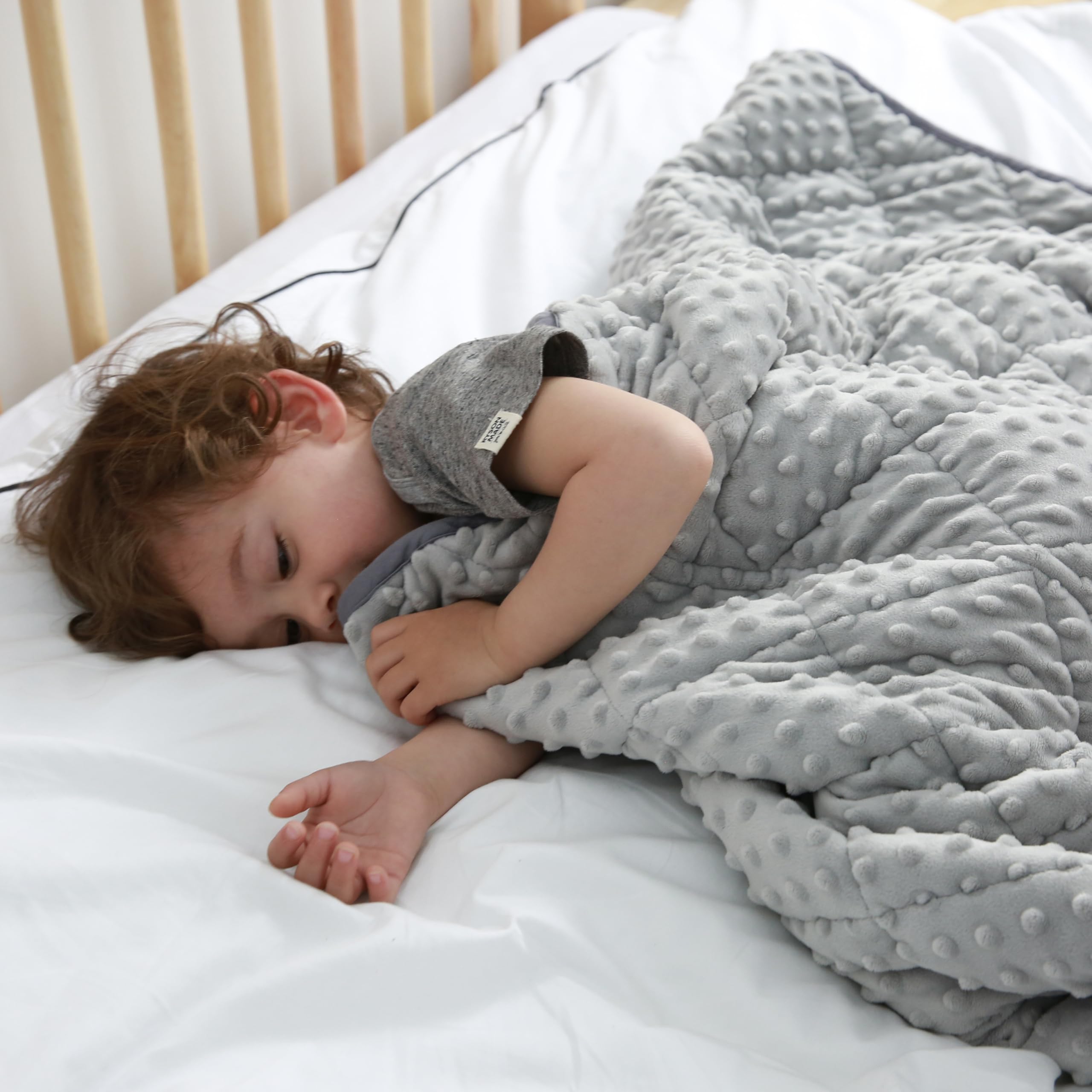 MAXTID couverture enfant face avant montrant dimensions et confort