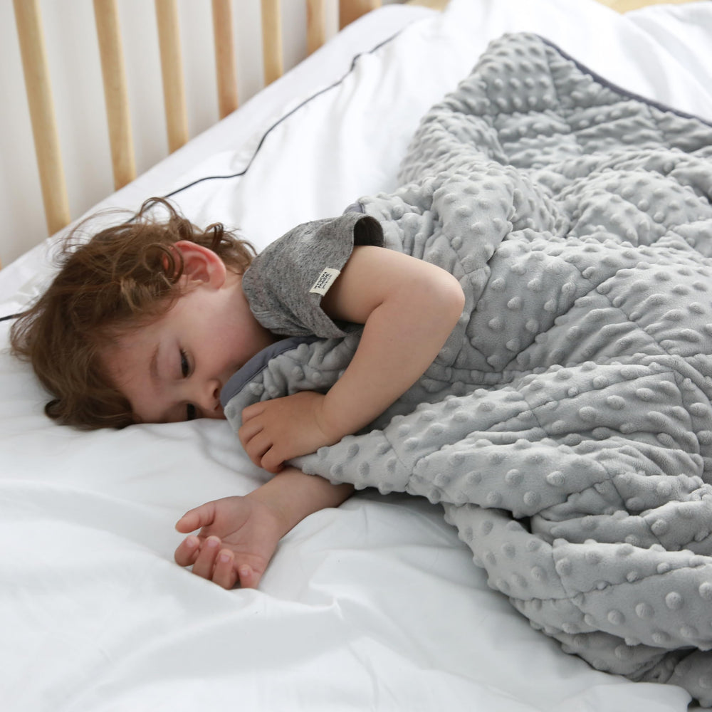 MAXTID couverture enfant face avant montrant dimensions et confort
