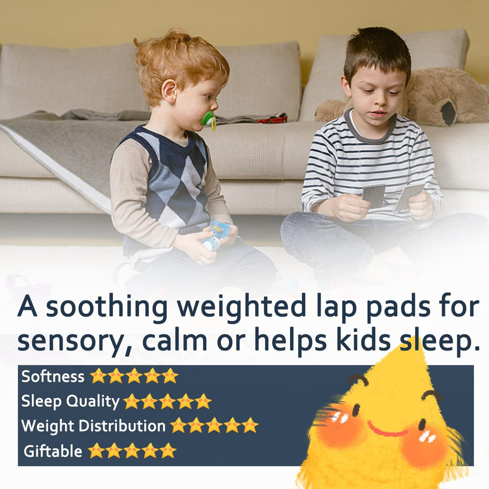 MAXTID gros plan sur tissu minky à pois pour toucher apaisant et stimulation tactile