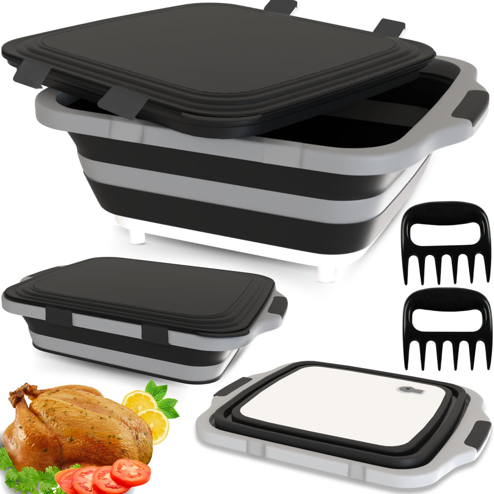 MAYALEAD LLC bac prep face avant montrant couvercles verrouillables et design pratique
