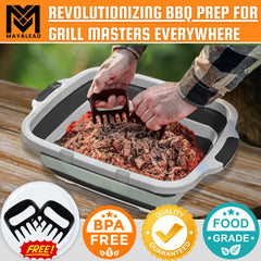 MAYALEAD LLC griffes à viande en action facilitant l'effilochage et le service rapide
