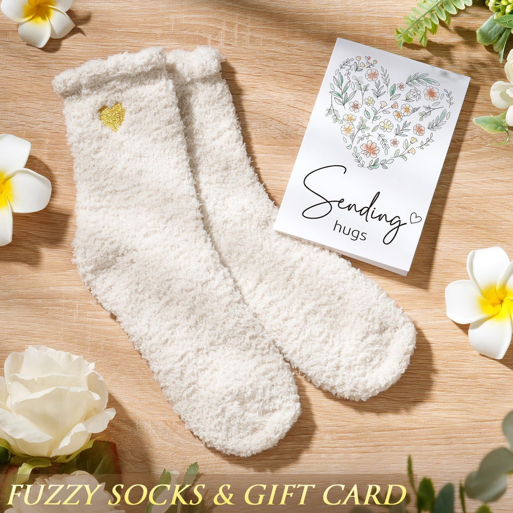 MAYICIVO chaussettes douces motif cœur offrent chaleur et confort